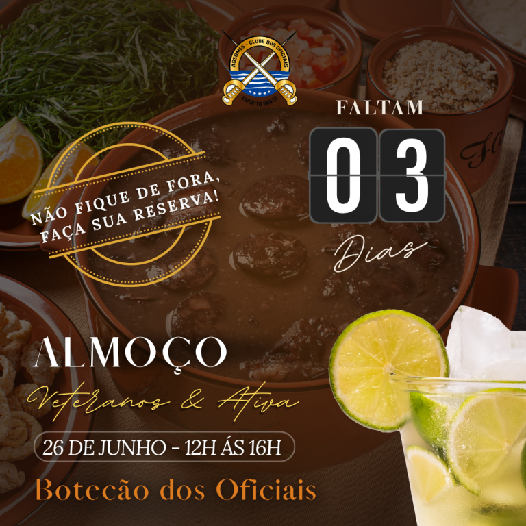 BOTECÃO DOS OFICIAIS: FALTAM SÓ 3 DIAS!